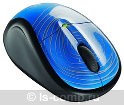   Logitech M305 Wireless Mouse with Nano Receiver Blue Swirl USB (910-002177)  2