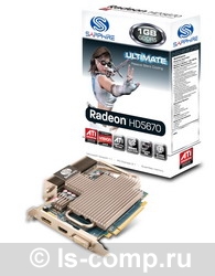   Sapphire Radeon HD 5670 775 Mhz PCI-E 2.0 1024 Mb 4000 Mhz 128 bit DVI HDMI HDCP Silent (11168-15-20R)  1