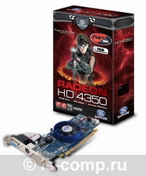   Sapphire PCI-E ATI HD4350 1024M HM PCI-E Hiper Memory W/256M DDR2 VRAM VGA/TVO/DVI-I bulk (11142-05-10R)  2