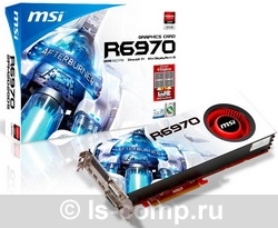   MSI Radeon HD 6970 880Mhz PCI-E 2.1 2048Mb 5500Mhz 256 bit 2xDVI HDMI HDCP (R6970-2PM2D2GD5)  1