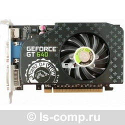   Point of View GeForce GT 640 902Mhz PCI-E 3.0 2048Mb 1782Mhz 128 bit DVI HDMI HDCP (F-V640-2048B)  2