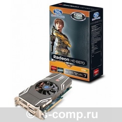   Sapphire Radeon HD 6870 900Mhz PCI-E 2.1 1024Mb 4200Mhz 256 bit 2xDVI HDMI HDCP DP (11179-09-20G)  2