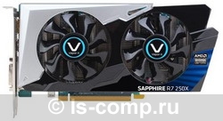   Sapphire Radeon R7 250X 1100Mhz PCI-E 3.0 1024Mb 5200Mhz 128 bit 2xDVI HDMI HDCP (11229-01-20G)  1