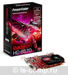   PowerColor Radeon HD 6570 650Mhz PCI-E 2.1 1024Mb 4000Mhz 128 bit DVI HDMI HDCP (AX6570 1GBD5-H)  2