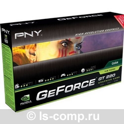   PNY GeForce GT 220 625 Mhz PCI-E 2.0 1024 Mb 800 Mhz 128 bit DVI HDMI HDCP (GMGT220N2E1FH-SB)  1