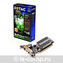   Zotac GeForce 8400 GS 520Mhz PCI-E 512Mb 667Mhz 64 bit DVI HDMI HDCP (ZT-84GEH2M-HSL)  2