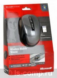   Microsoft Wireless Mobile Mouse 3500 Lochness Grey USB (GMF-00292)  3