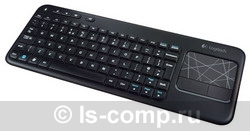   Logitech Wireless Touch Keyboard K400 Black USB (920-003130)  3