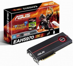  Asus Radeon HD 5870 850 Mhz PCI-E 2.1 1024 Mb 4800 Mhz 256 bit 2xDVI HDMI HDCP