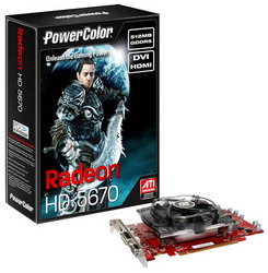  PowerColor HD5670 512MB GDDR5