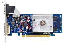  Asus GeForce 8400 GS 567 Mhz PCI-E 2.0 512 Mb 800 Mhz 64 bit DVI HDCP Low Profile