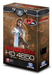  Sapphire Radeon HD 4650 600 Mhz AGP 1024 Mb 800 Mhz 128 bit 2xDVI TV