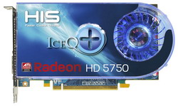  HIS Radeon HD 5750 700 Mhz PCI-E 2.1 1024 Mb 4600 Mhz 128 bit DVI HDMI HDCP