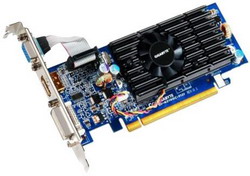  Gigabyte GeForce 210 650Mhz PCI-E 2.0 512Mb 800Mhz 64 bit DVI HDMI HDCP