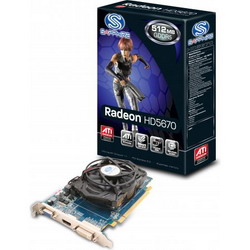  Sapphire Radeon HD 5670 775 Mhz PCI-E 2.1 512 Mb 4000 Mhz 128 bit DVI HDMI HDCP VGA