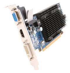  Sapphire Radeon HD 4550 600 Mhz PCI-E 2.0 512 Mb 1600 Mhz 64 bit DVI HDMI HDCP HyperMemory