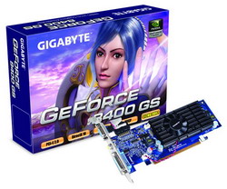  Gigabyte GeForce 8400 GS 450 Mhz PCI-E 512 Mb 800 Mhz 64 bit DVI TV HDCP YPrPb