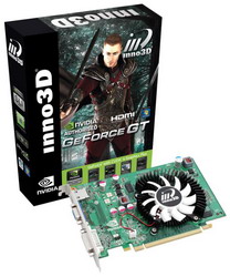  InnoVISION GeForce GT 220 625 Mhz PCI-E 2.0 512 Mb 1580 Mhz 128 bit DVI HDMI HDCP