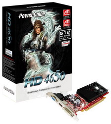  PowerColor HD4650 512MB 64bit DDR2 Low Profile