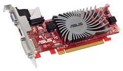  Asus Radeon HD 5450 650 Mhz PCI-E 2.1 1024 Mb 800 Mhz 64 bit DVI HDMI HDCP Silent