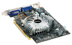  MSI GeForce GT 220 625 Mhz PCI-E 2.0 1024 Mb 1580 Mhz 128 bit DVI HDMI HDCP