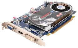  Sapphire Radeon HD 4650 600 Mhz PCI-E 2.0 1024 Mb 800 Mhz 128 bit DVI HDMI HDCP