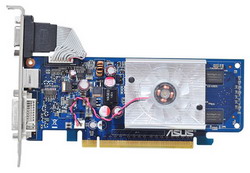  Asus GeForce 8400 GS 567 Mhz PCI-E 2.0 512 Mb 800 Mhz 64 bit DVI TV HDCP YPrPb