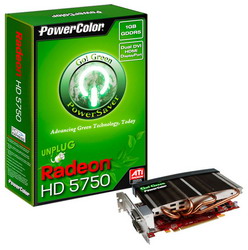  PowerColor Go! Green HD5750 1GB GDDR5