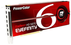  PowerColor HD5870 2GB GDDD5 Eyefinity 6 Edition