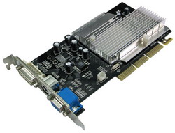  InnoVISION GeForce FX 5500 270 Mhz AGP 256 Mb 400 Mhz 128 bit DVI TV