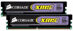   DDRII 4096Mb 8500MHz Corsair 2x2Gb 5-6-6-18 EPP XMS2 with Heat Spreader