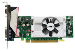  MSI GeForce 210 589 Mhz PCI-E 2.0 512 Mb