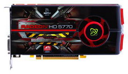  XFX Radeon HD 5770 850 Mhz PCI-E 2.1 1024 Mb 4800 Mhz 128 bit 2xDVI HDMI HDCP