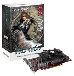  PowerColor Radeon HD 4860 700 Mhz PCI-E 2.0 512 Mb 3000 Mhz 256 bit DVI HDMI HDCP