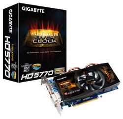  Gigabyte Radeon HD 5770 900 Mhz PCI-E 2.1 1024 Mb 4800 Mhz 128 bit 2xDVI HDMI HDCP