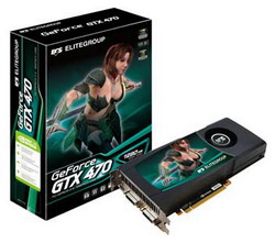  ECS GeForce GTX 470 607 Mhz PCI-E 2.0 1280 Mb 3348 Mhz 320 bit 2xDVI Mini-HDMI HDCP