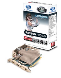  Sapphire Radeon HD 5670 775 Mhz PCI-E 2.0 1024 Mb 4000 Mhz 128 bit DVI HDMI HDCP Silent