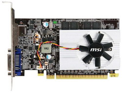  MSI GeForce 210 475 Mhz PCI-E 2.0 1024 Mb 800 Mhz 128 bit DVI HDMI HDCP