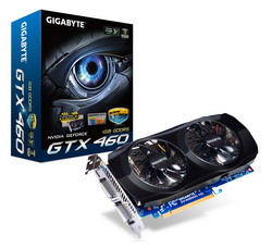  Gigabyte GeForce GTX 460 715 Mhz PCI-E 2.0 1024 Mb 3600 Mhz 256 bit 2xDVI Mini-HDMI HDCP