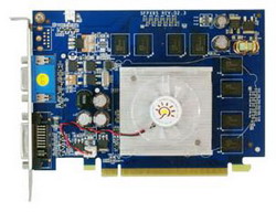  Sparkle GeForce 9400 GT 550 Mhz PCI-E 2.0 1024 Mb 800 Mhz 128 bit DVI HDCP