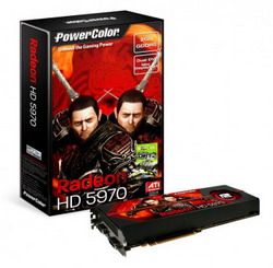  PowerColor ATI AX5970 2048Mb DDR5 DVI/DVI/DP RTL