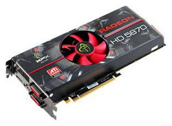  XFX Radeon HD 5870 850 Mhz PCI-E 2.1 1024 Mb 4800 MHz 256 bit 2xDVI HDMI HDCP Cool