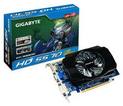  Gigabyte Radeon HD 5570 650 Mhz PCI-E 2.1 1024 Mb 4000 Mhz 128 bit DVI HDMI HDCP