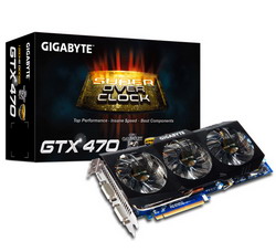  Gigabyte GeForce GTX 470 700 Mhz PCI-E 2.0 1280 Mb 3348 Mhz 320 bit 2xDVI Mini-HDMI HDCP