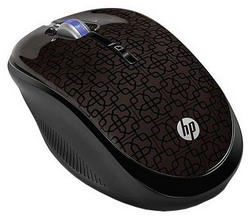  HP Wireless Optical Mouse Black Cherry USB