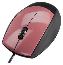  HAMA M364 Optical Mouse Black-Dusky Pink USB