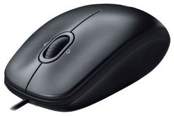  Logitech Mouse M100 Black USB