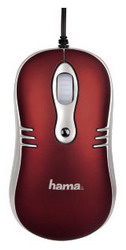  HAMA M454 Optical Mouse Red USB