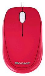  Microsoft Compact Optical Mouse 500 Red USB