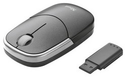  Trust Slimline Wireless Mini Mouse Silver-Black USB